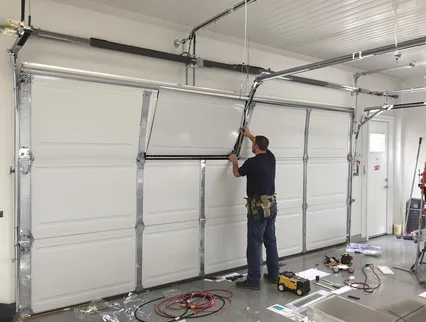 Garage Door Section Replacement in Willowick