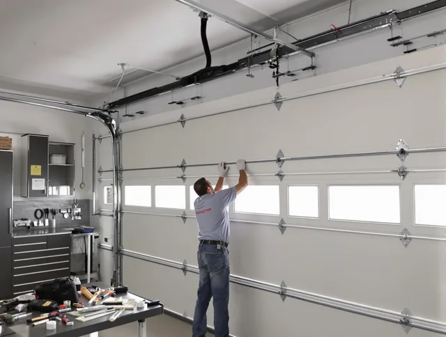 Garage Door Track Repair in Willowick