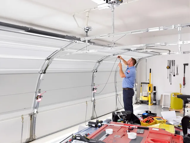 Garage door cable repair service by Willowick Garage Door Repair in Willowick