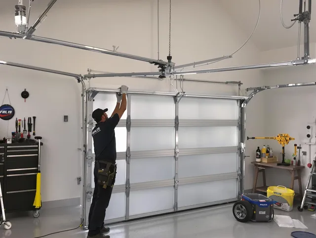 Willowick Garage Door Repair certified team performing precision garage door installation in Willowick