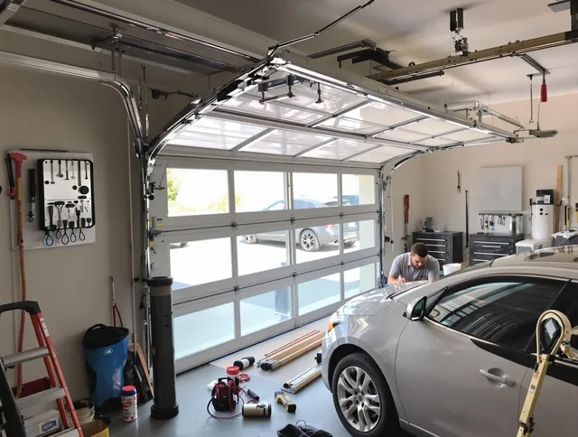 Garage door noise reduction service by Willowick Garage Door Repair in Willowick