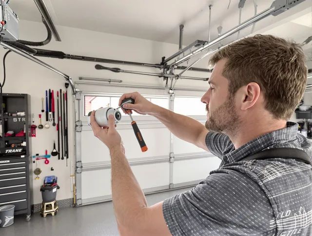 Garage door opener repair service by Willowick Garage Door Repair in Willowick